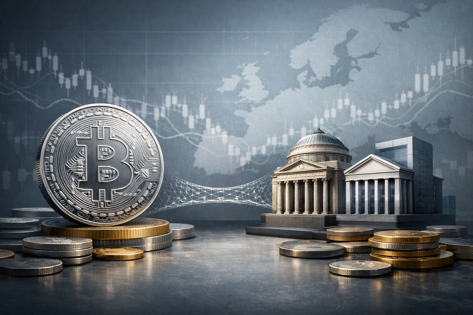 HSBC, Deutsche Bank Lead European Banks in Crypto Exposure: Stablecoin Payments Surge 60%