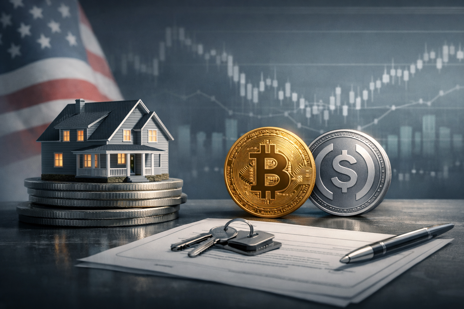Crypto-Backed Mortgages Now A Reality: Bitcoin and USDC Can Serve as Collateral