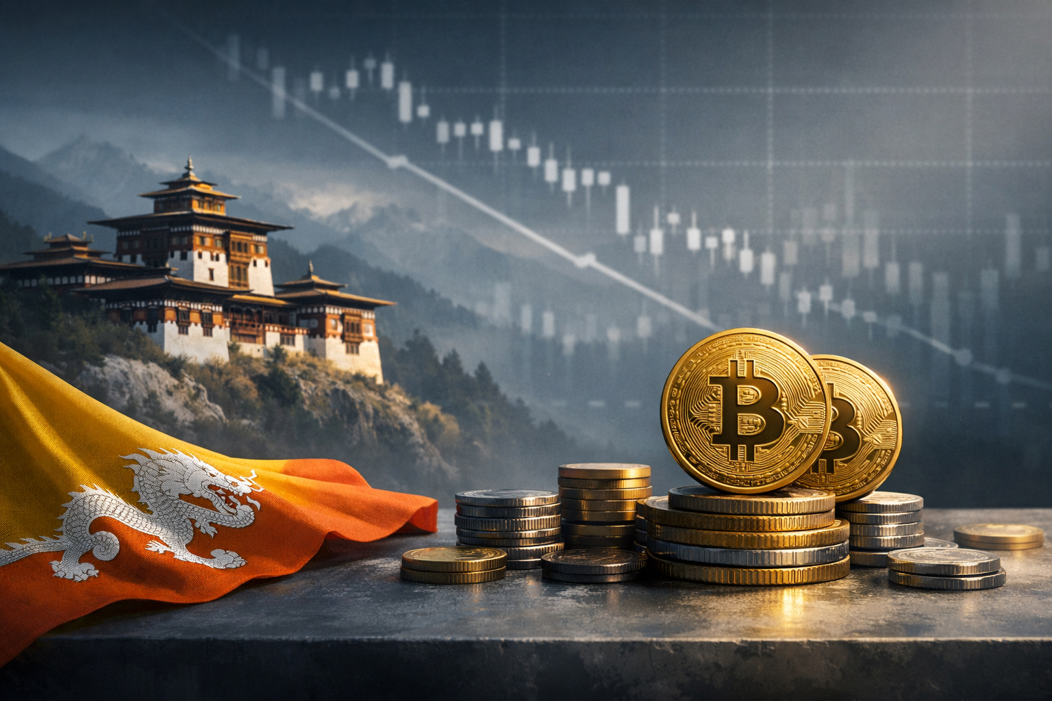 Bhutan Slashes Bitcoin Holdings by 66% After $152M in 2026 Sales
